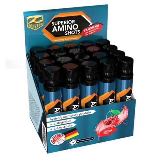 Image de SUPERIOR AMINO SHOTS - 20X25ML KZ