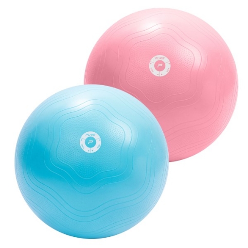 Image de Ballon de Yoga - 65cm P2I - ROSE