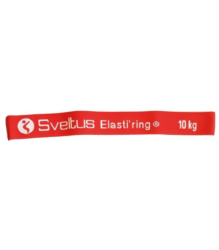 Image de Bande élastique circulaire 10 kg - Rouge - Sveltus