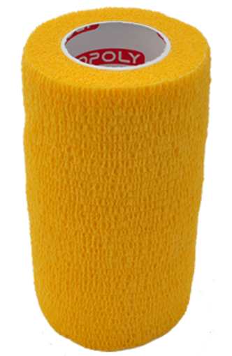 Image de Bandage élastique autoadhésif 10 cm - Jaune