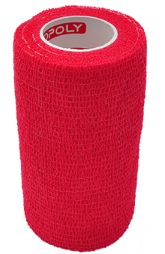 Image de Bandage élastique autoadhésif 10 cm - Rouge