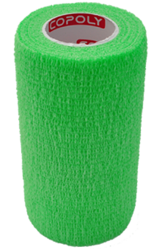 Image de Bandage élastique autoadhésif 10 cm - Vert clair