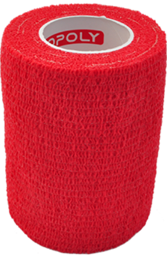 Image de Bandage élastique autoadhésif 7,5 cm - Rouge