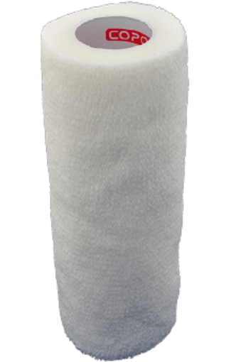 Image de Bandage élastique autoadhésif 15 cm - Blanc