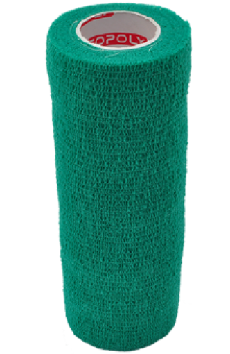 Image de Bandage élastique autoadhésif 15 cm - Vert