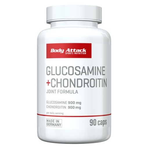 Image de Glucosamine et Chondroïtine 90 Capsules - Body Attack