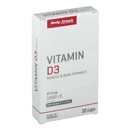 Image de Vitamine D3 - 30 gélules Body Attack