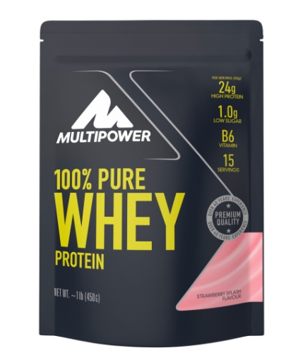 Image de 100% Pure Whey Protein - 450g Fraise MPower