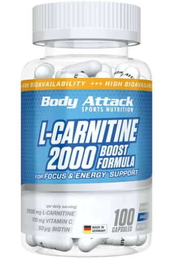 Image de L-CARNITINE 2000 BODY ATTACK - 100 GÉLULES