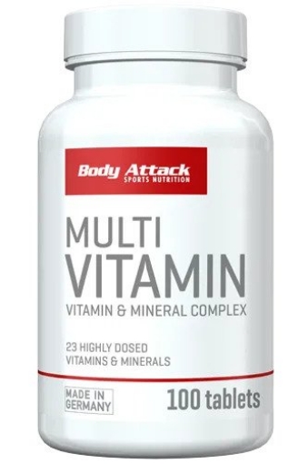 Image de MULTIVITAMINES 100 COMPRIMÉS BODY ATTACK