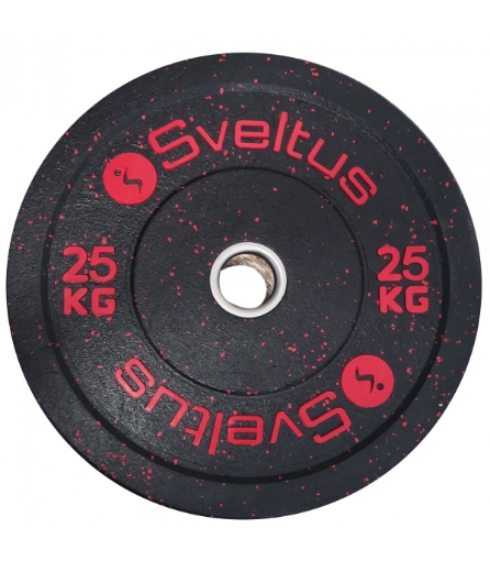 Image de DISQUE OLYMPIQUE EN CAOUTCHOUC - 25KG SVELTUS