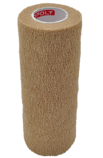 Image de Bandage élastique autoadhésif 15 cm - Beige