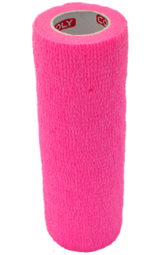 Image de Bandage élastique autoadhésif 15 cm - Rose