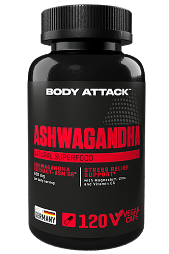 Image de Ashwagandha 120 Capsules - Body Attack