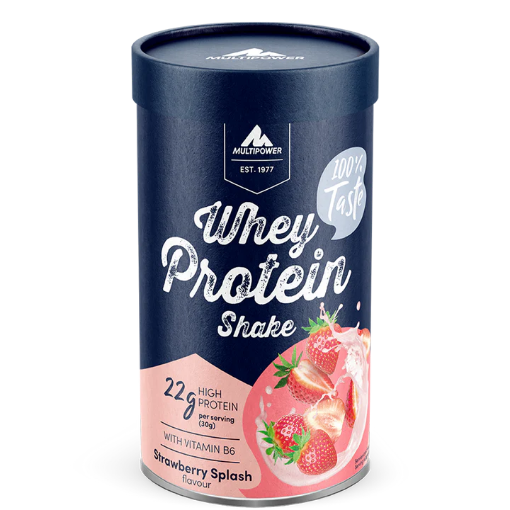 Image de Whey Protein Shake 420g - Fraises Multipower