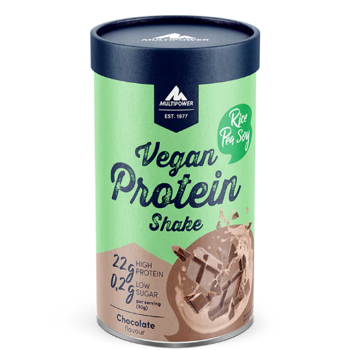 Image de Shake Protéiné Végétalien 420g - Chocolat MultiPower