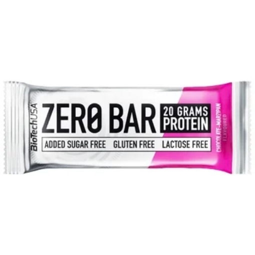 Image de Barre Zero 50g - Chocolat Marzipan BioTech