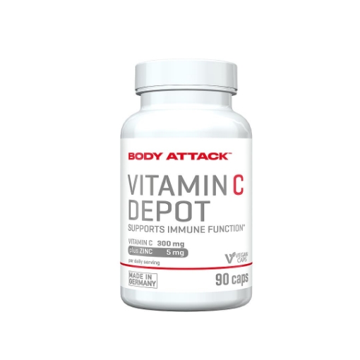 Image de Vitamine C 90 capsules par Body Attack