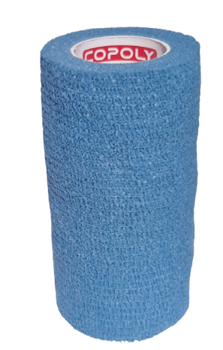 Image de Bandage élastique autoadhésif 10 cm - Bleu Azur