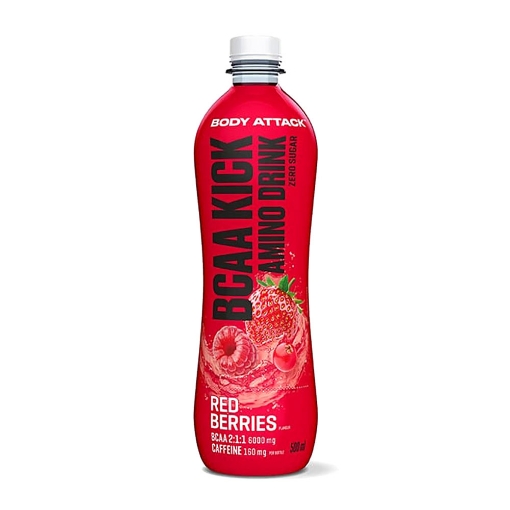 Image de BCAA KICK Baies Rouges - 500ml Body Attack