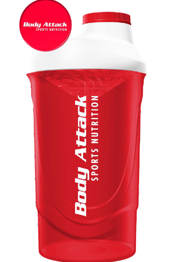 Image de SHAKER ROUGE-BLANC 600 ML BODY ATTACK