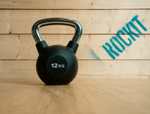 Image de Kettlebell noir 12 kg