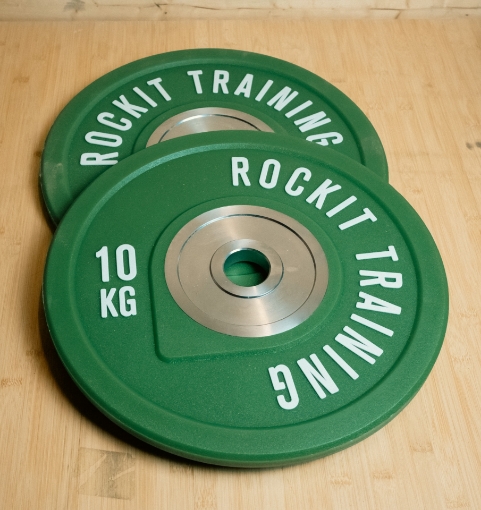 Image de ENSEMBLE DE 2 DISQUES OLYMPIQUES DE 10 KG - ROKIT