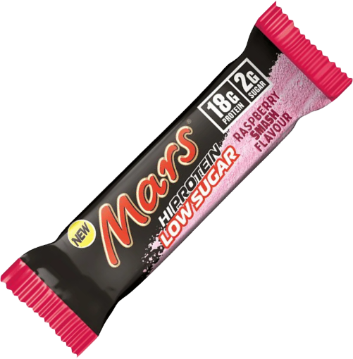 Image de Barre Protéinée Mars à Faible Teneur en Sucre 55g - Framboise Smash