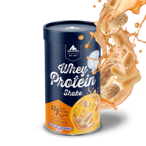 Image de Shake de Protéine de Lactosérum 420g - Caramel Cacahuète MultiPower