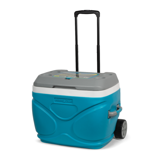 Image de GLACIÈRE PINNACLE PRUDENCE ROLLER 66 LITRES BLEUE