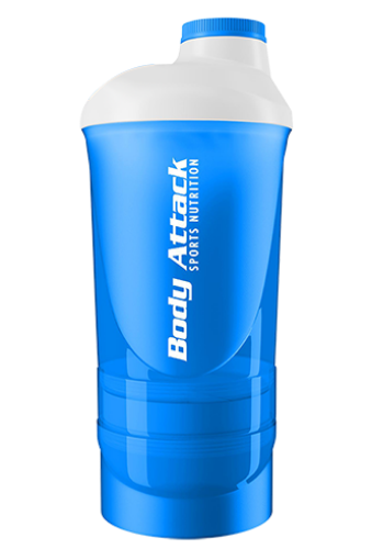 Image de SHAKER ALBASTRU-ALB 600 ML BODY ATTACK