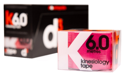 Image de K6.0 Bande Kinésiologique Rose 5cm x 6m - d3Tape