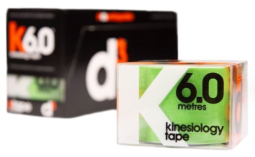 Image de K6.0 Bande Kinésiologique Vert Citron 5cm x 6m - d3Tape