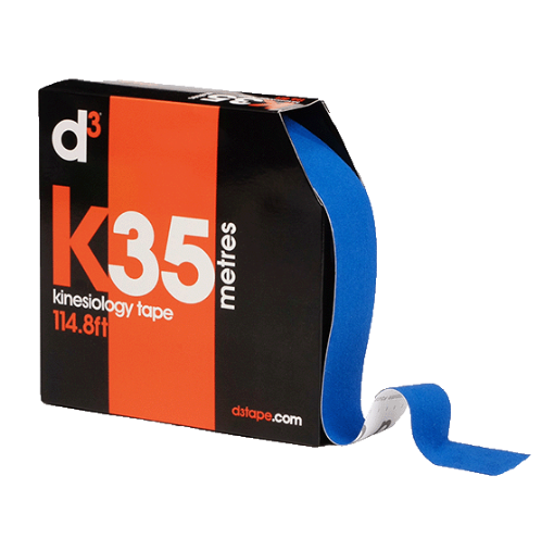 Image de K6.0 Bande Kinésiologique Bleu Royal 5cm x 35m - d3Tape