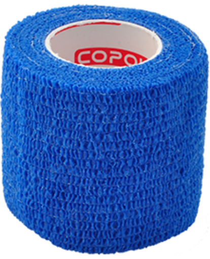 Image de Selbstklebender elastischer Verband 5 cm - Hellblau